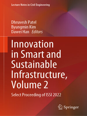 cover image of Innovation in Smart and Sustainable Infrastructure, Volume 2